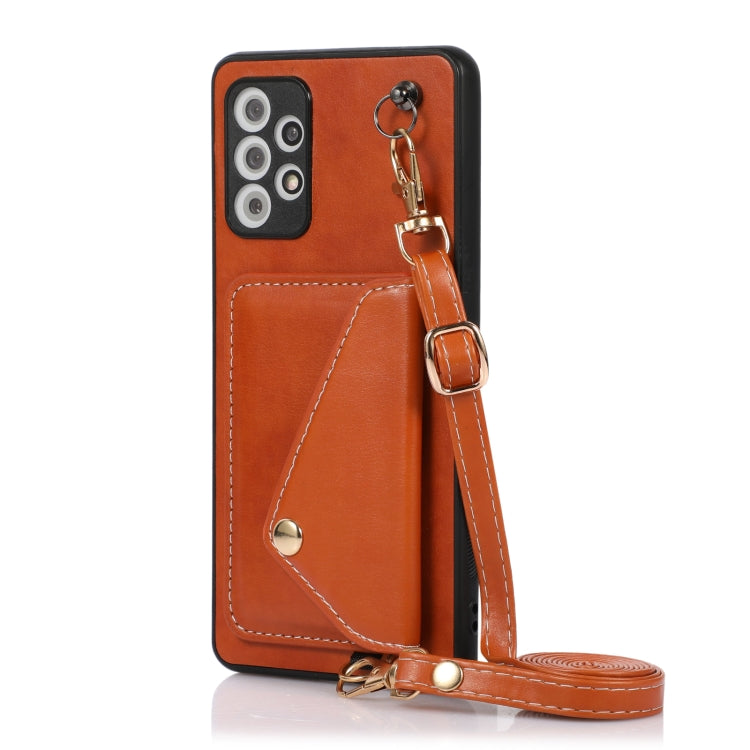 For Samsung Galaxy A72 4G / 5G Crossbody Wallet Card Bag Phone Case