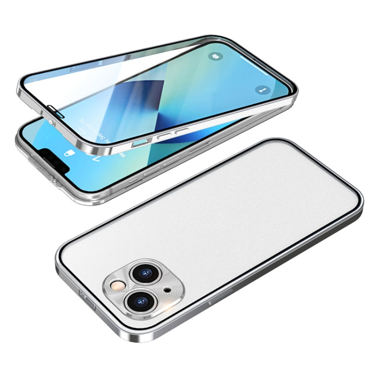 For iPhone 13 Buckle Installation Double-sided Protective Phone Case