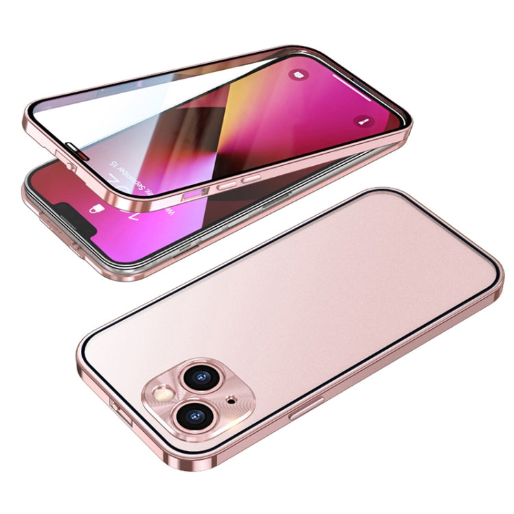 For iPhone 13 Buckle Installation Double-sided Protective Phone Case