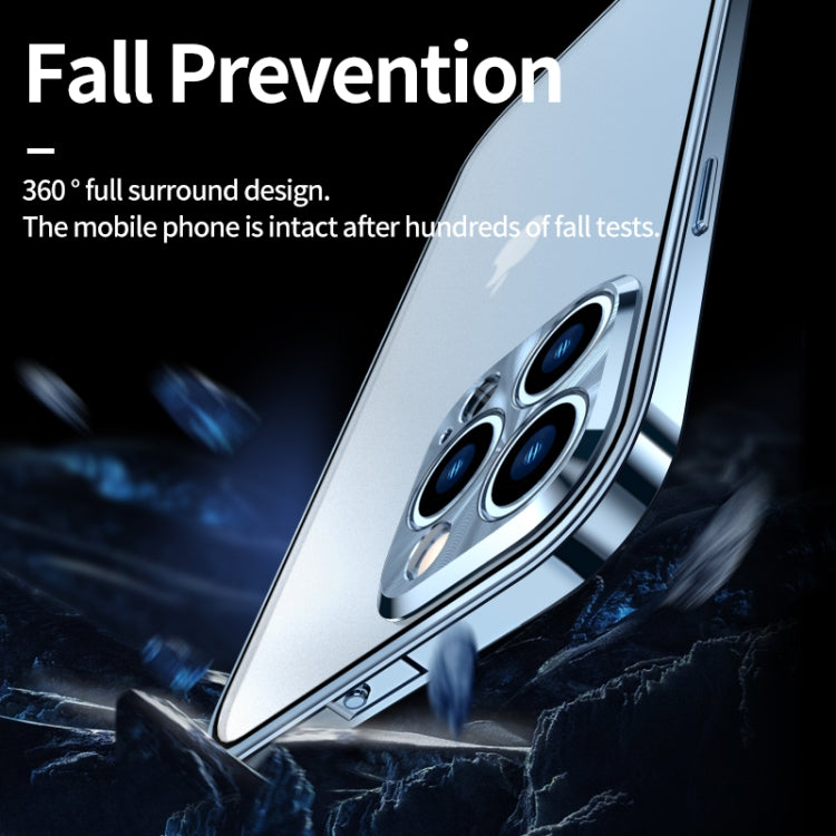 For iPhone 13 Buckle Installation Double-sided Protective Phone Case