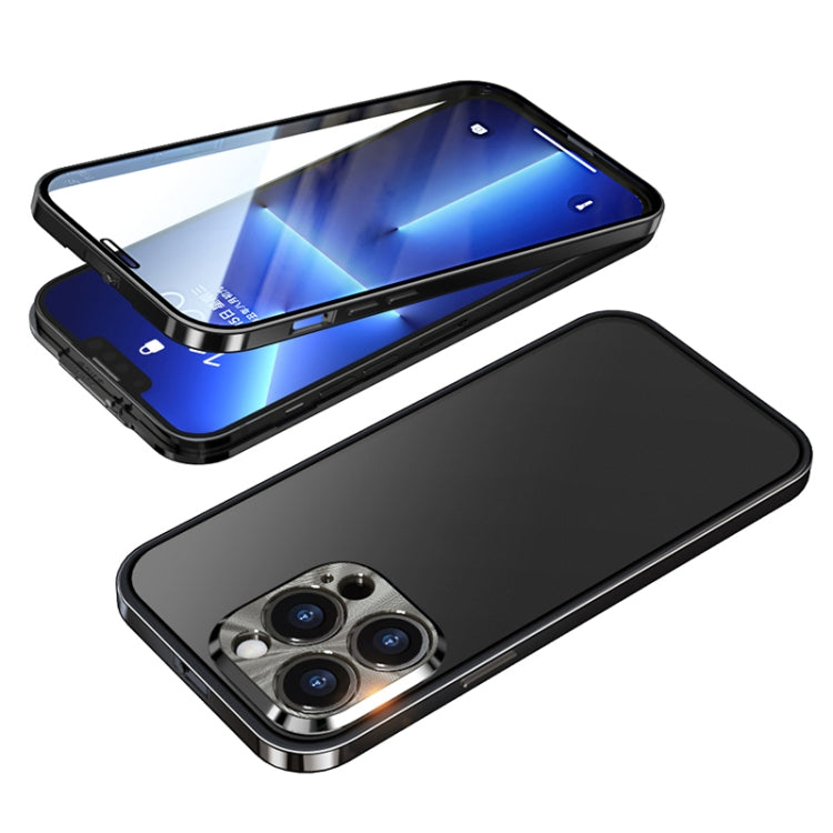 For iPhone 13 Pro Buckle Installation Double-sided Protective Phone Case