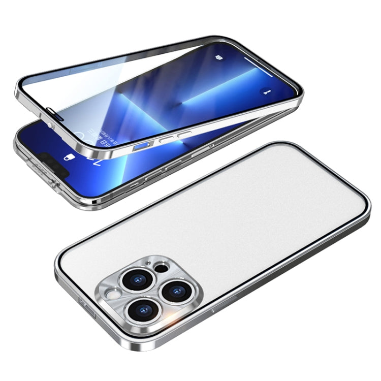 For iPhone 13 Pro Buckle Installation Double-sided Protective Phone Case