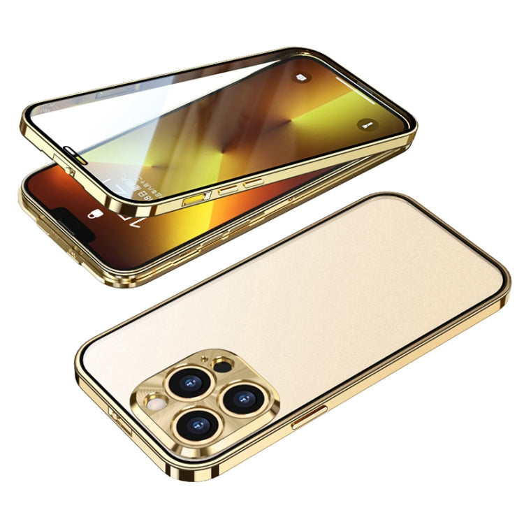 For iPhone 13 Pro Buckle Installation Double-sided Protective Phone Case