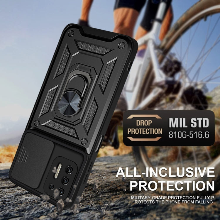 For Motorola Moto G9 Plus Sliding Camera Cover Design TPU+PC Phone Protective Case