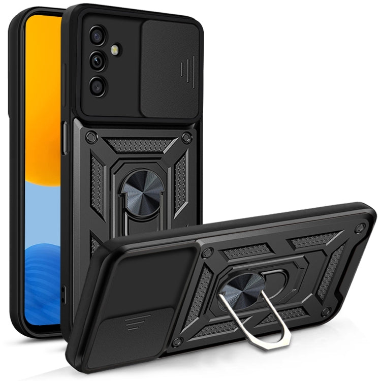 For Samsung Galaxy M52 5G Sliding Camera Cover Design TPU+PC Phone Protective Case