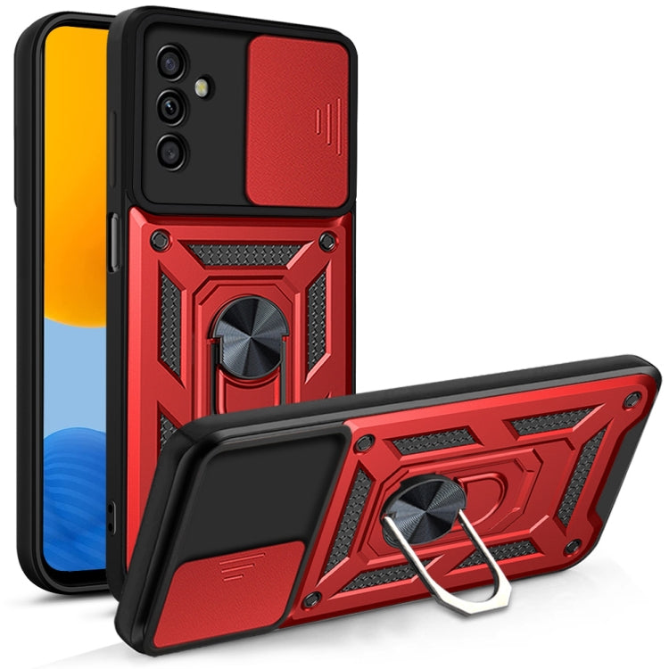 For Samsung Galaxy M52 5G Sliding Camera Cover Design TPU+PC Phone Protective Case
