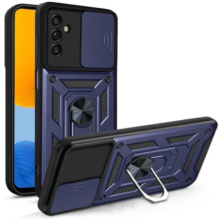 For Samsung Galaxy M52 5G Sliding Camera Cover Design TPU+PC Phone Protective Case