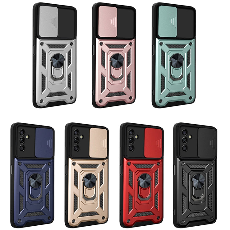 For Samsung Galaxy M52 5G Sliding Camera Cover Design TPU+PC Phone Protective Case