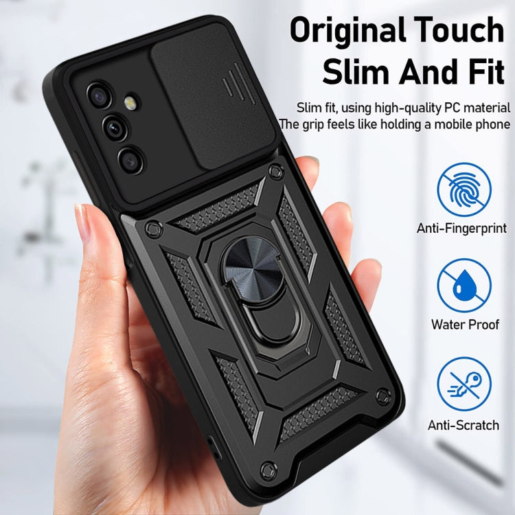 For Samsung Galaxy M52 5G Sliding Camera Cover Design TPU+PC Phone Protective Case