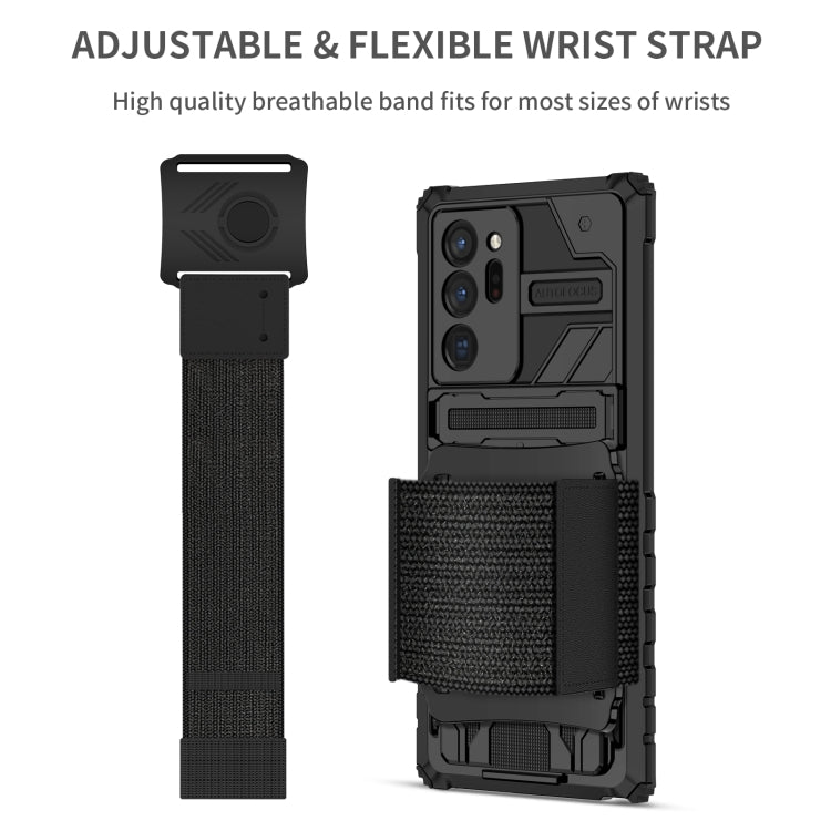 For Samsung Galaxy Note20 Ultra Kickstand Detachable Armband Phone Case