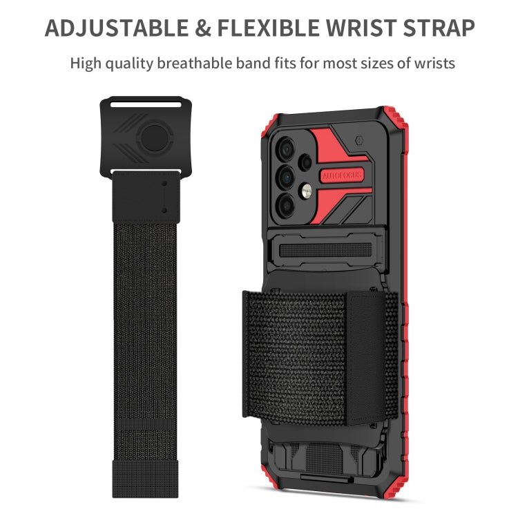 For Samsung Galaxy A32 5G Kickstand Detachable Armband Phone Case
