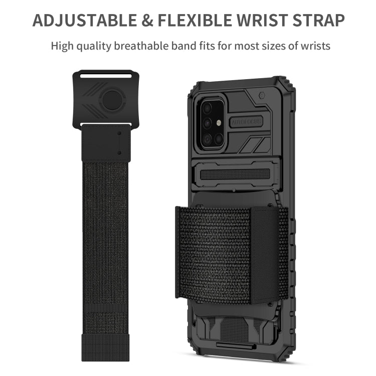 For Samsung Galaxy A51 / A31 Kickstand Detachable Armband Phone Case