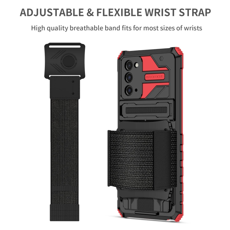 For Samsung Galaxy Note20 Kickstand Detachable Armband Phone Case