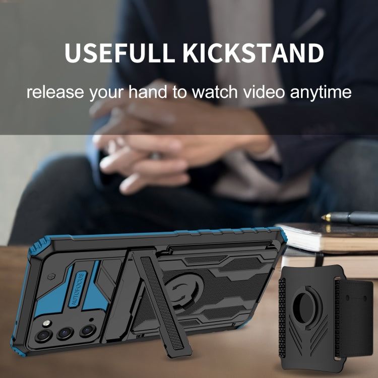 For Samsung Galaxy S20 FE Kickstand Detachable Armband Phone Case