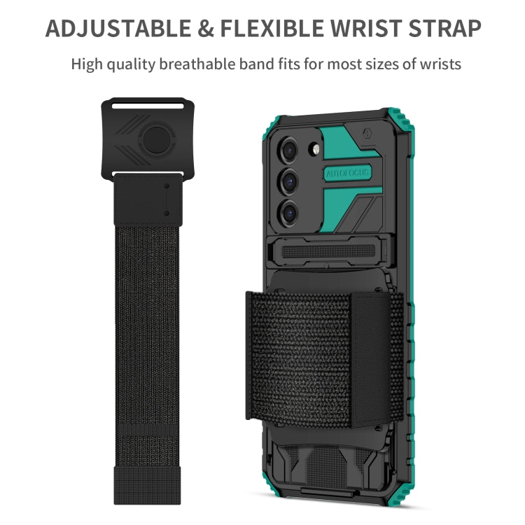 For Samsung Galaxy S21 5G Kickstand Detachable Armband Phone Case