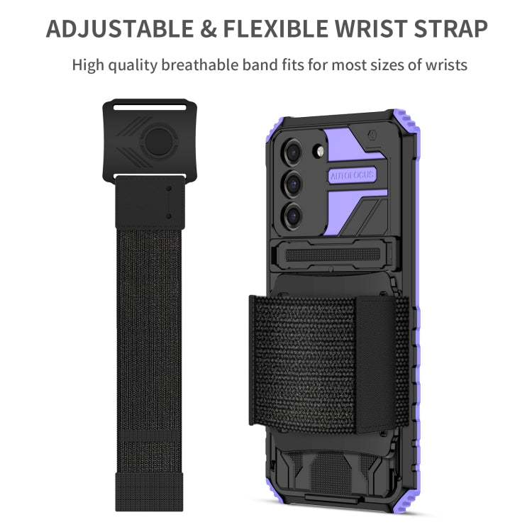 For Samsung Galaxy S21 5G Kickstand Detachable Armband Phone Case