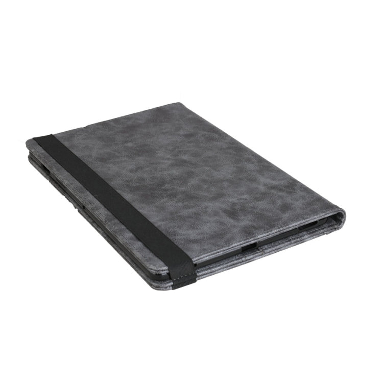 For iPad 10.2 Crazy Horse Texture Horizontal Flip PU Leather Case with Card Slots & Pen Slot & Holder & Wallet