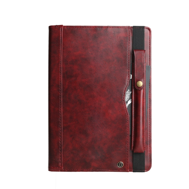 For iPad 10.2 Crazy Horse Texture Horizontal Flip PU Leather Case with Card Slots & Pen Slot & Holder & Wallet