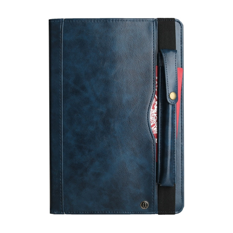 For iPad 10.2 Crazy Horse Texture Horizontal Flip PU Leather Case with Card Slots & Pen Slot & Holder & Wallet