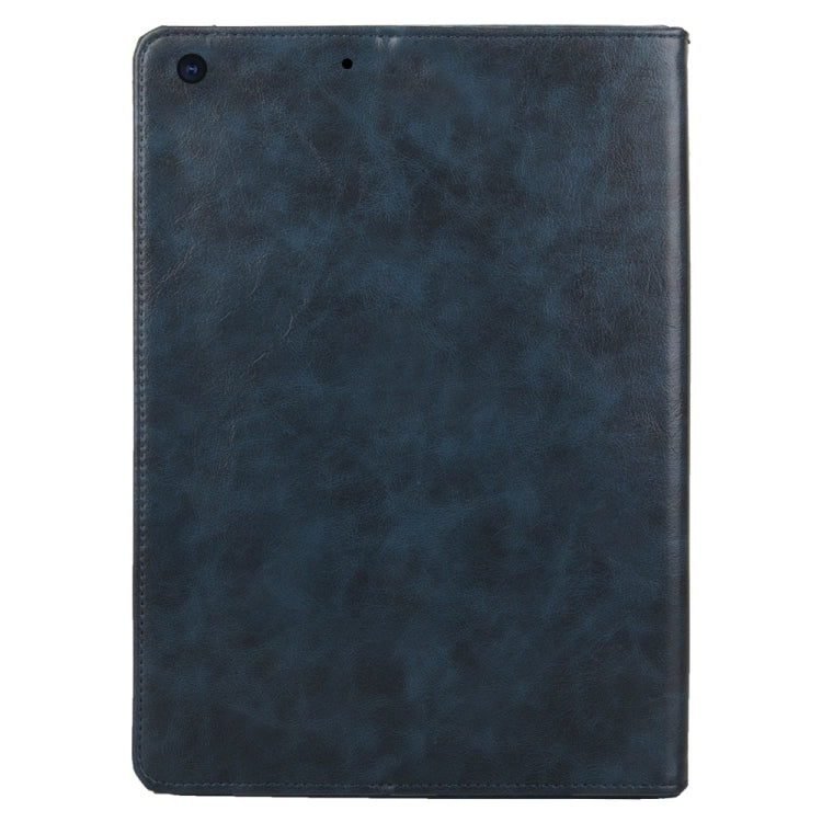 For iPad 10.2 Crazy Horse Texture Horizontal Flip PU Leather Case with Card Slots & Pen Slot & Holder & Wallet
