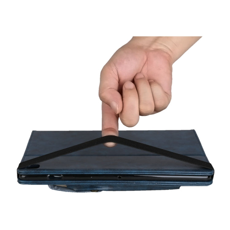 For iPad 10.2 Crazy Horse Texture Horizontal Flip PU Leather Case with Card Slots & Pen Slot & Holder & Wallet