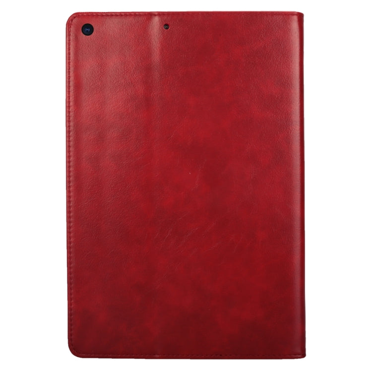 For iPad 10.2 Crazy Horse Texture Horizontal Flip PU Leather Case with Card Slots & Pen Slot & Holder & Wallet
