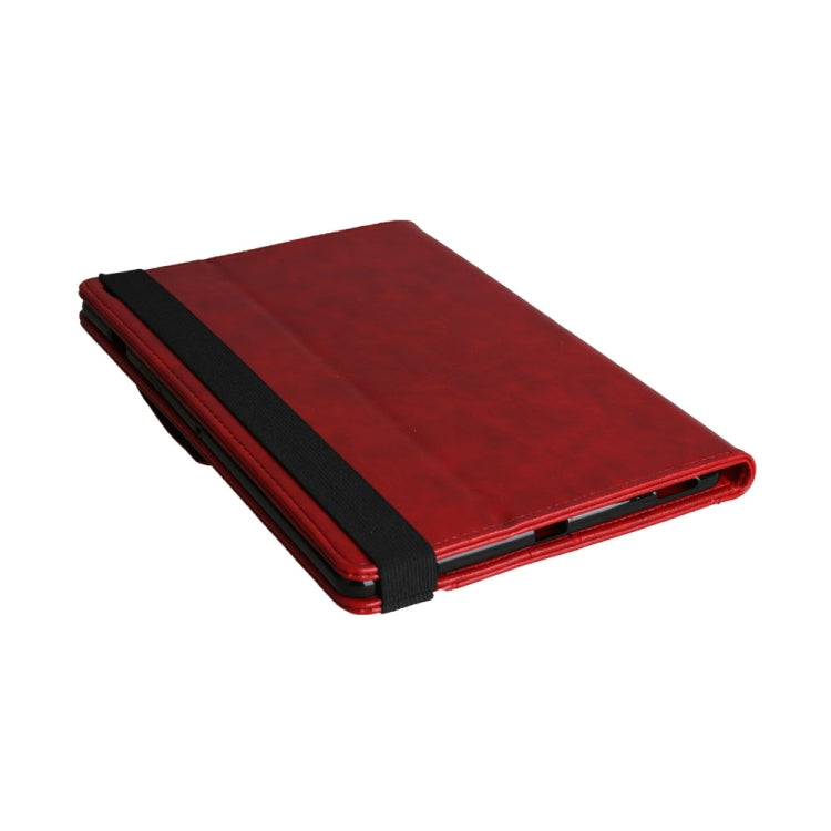 For iPad 10.2 Crazy Horse Texture Horizontal Flip PU Leather Case with Card Slots & Pen Slot & Holder & Wallet