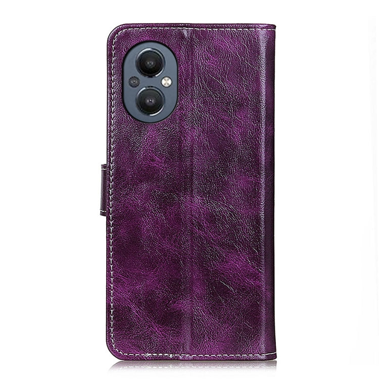For OnePlus Nord N20 5G Retro Crazy Horse Texture Horizontal Flip Leather Phone Case