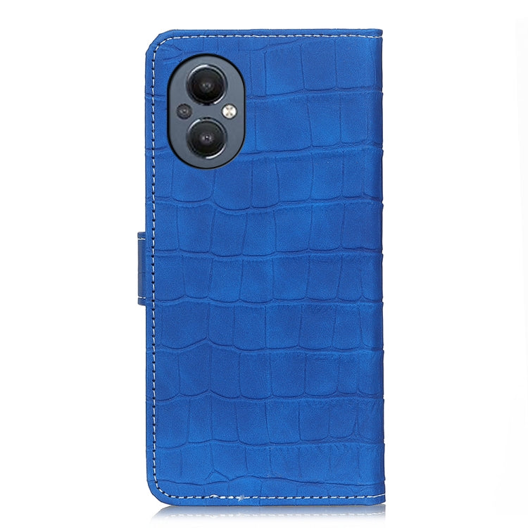 For OnePlus Nord N20 5G Magnetic Crocodile Texture Horizontal Flip Leather Phone Case