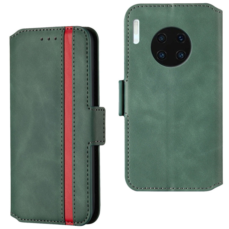 For Huawei Mate 30 Retro Frosted Oil Side Horizontal Flip Case with Holder & Card Slots