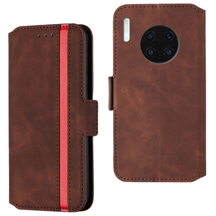 For Huawei Mate 30 Retro Frosted Oil Side Horizontal Flip Case with Holder & Card Slots