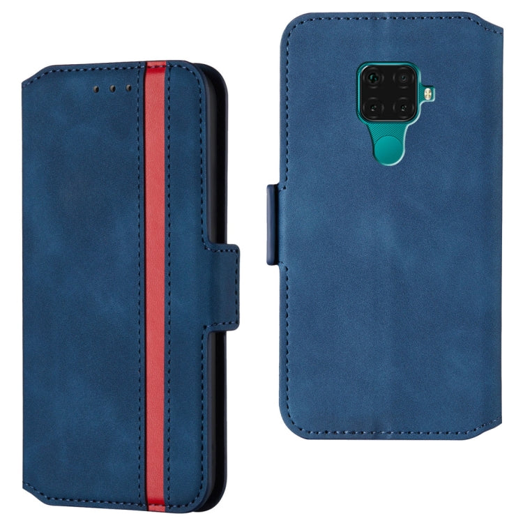 For Huawei Mate 30 Lite Retro Frosted Oil Side Horizontal Flip Case with Holder & Card Slots