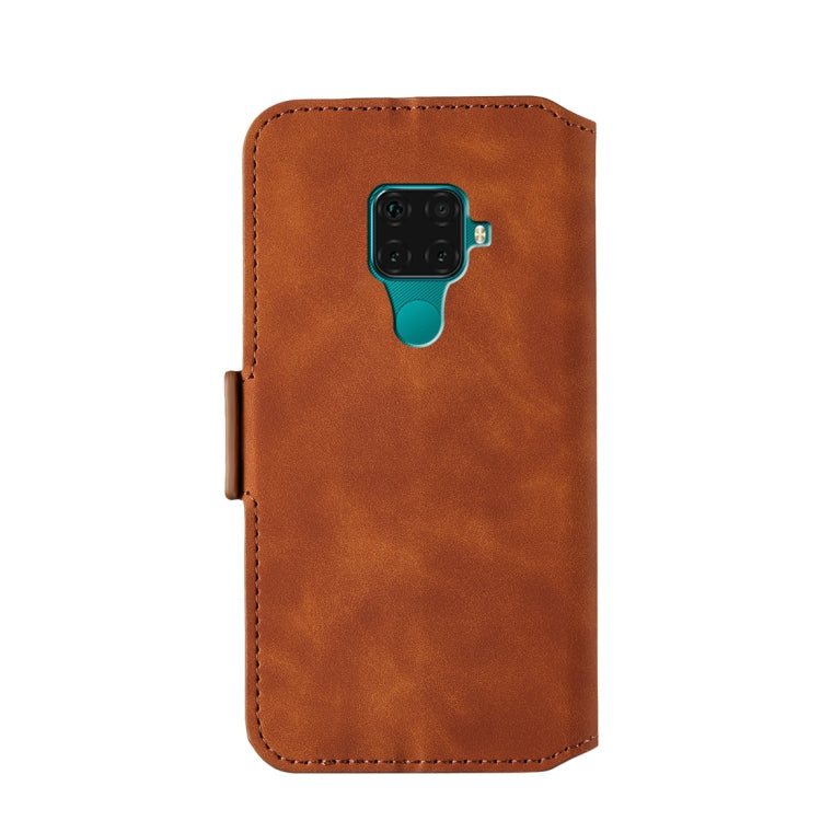 For Huawei Mate 30 Lite Retro Frosted Oil Side Horizontal Flip Case with Holder & Card Slots