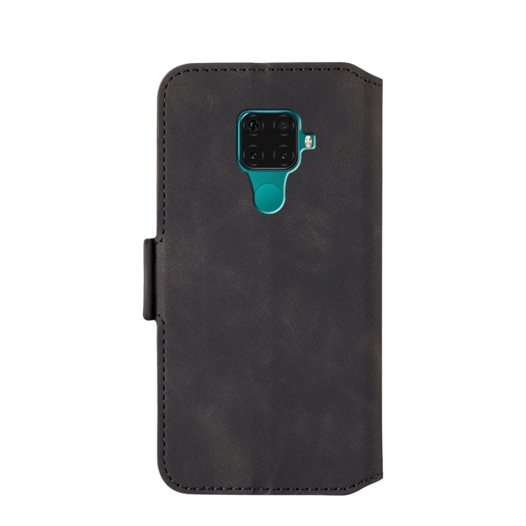 For Huawei Mate 30 Lite Retro Frosted Oil Side Horizontal Flip Case with Holder & Card Slots