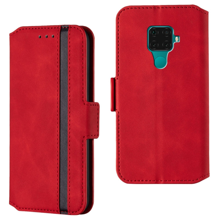 For Huawei Mate 30 Lite Retro Frosted Oil Side Horizontal Flip Case with Holder & Card Slots