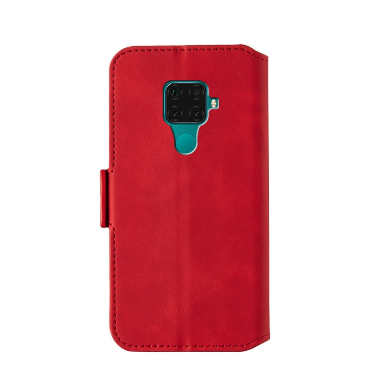 For Huawei Mate 30 Lite Retro Frosted Oil Side Horizontal Flip Case with Holder & Card Slots