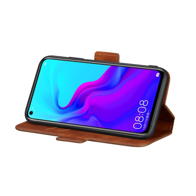 For Huawei Honor 20 Retro Frosted Oil Side Horizontal Flip Case with Holder & Card Slots