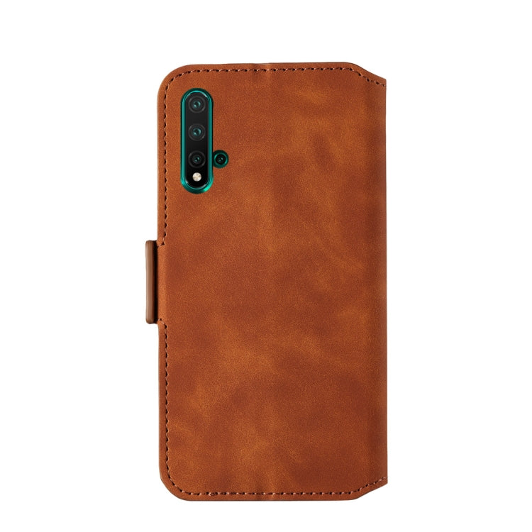 For Huawei Honor 20 Retro Frosted Oil Side Horizontal Flip Case with Holder & Card Slots
