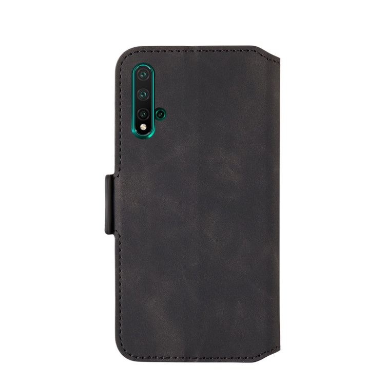 For Huawei Honor 20 Retro Frosted Oil Side Horizontal Flip Case with Holder & Card Slots