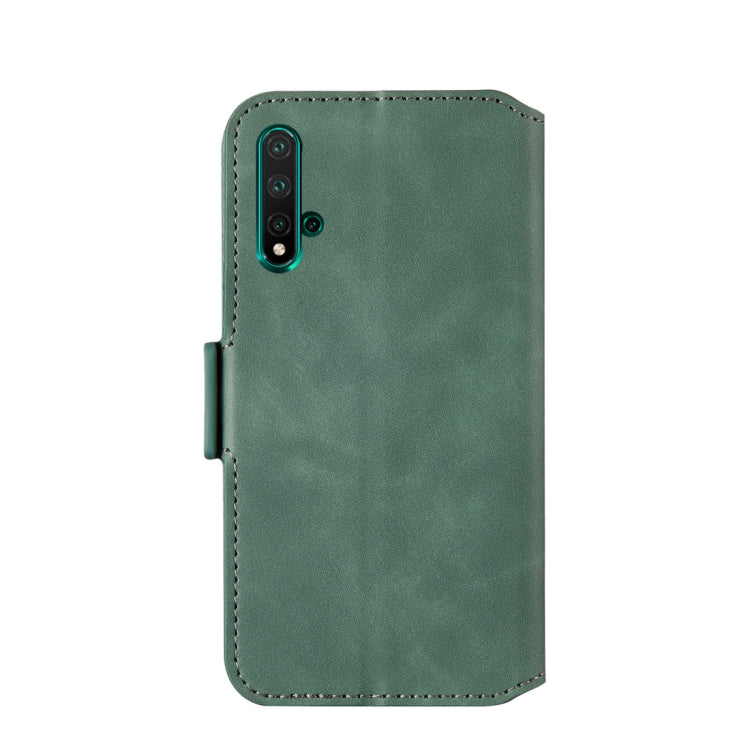 For Huawei Honor 20 Retro Frosted Oil Side Horizontal Flip Case with Holder & Card Slots