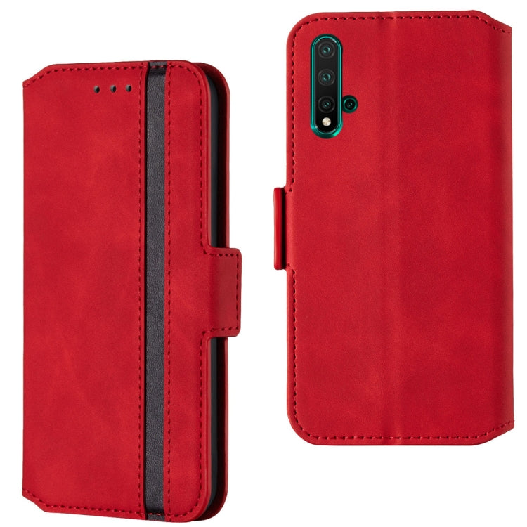 For Huawei Honor 20 Retro Frosted Oil Side Horizontal Flip Case with Holder & Card Slots