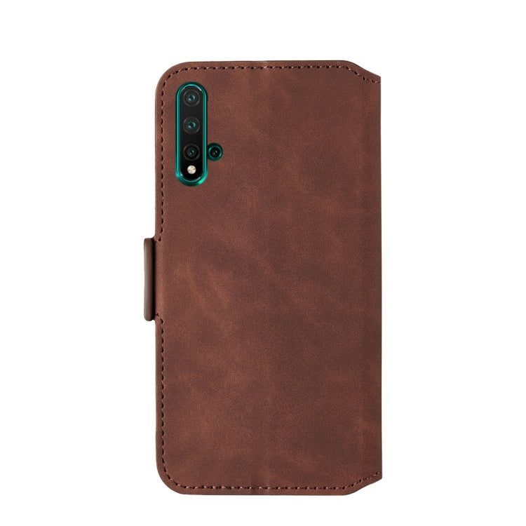 For Huawei Honor 20 Retro Frosted Oil Side Horizontal Flip Case with Holder & Card Slots