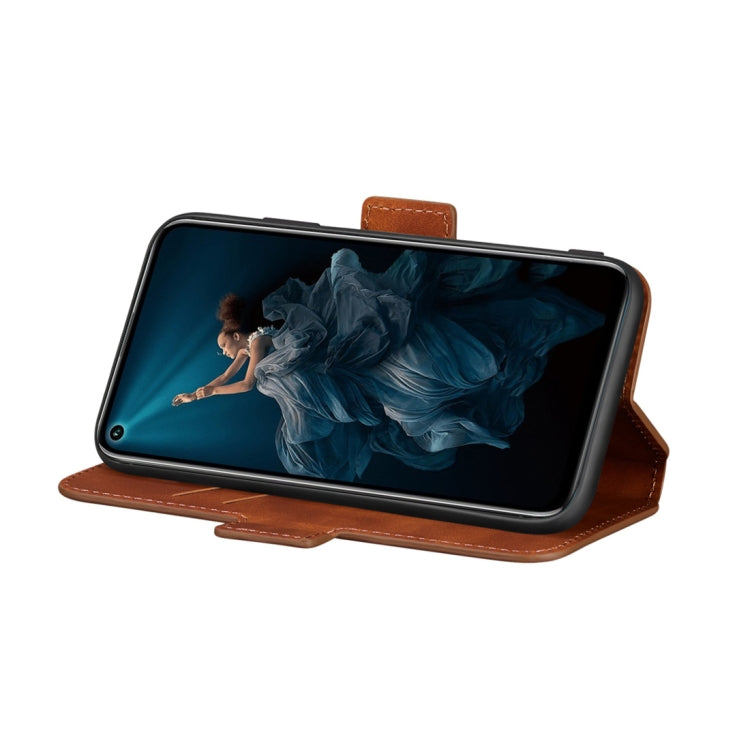 For Huawei Honor 20 Pro Retro Frosted Oil Side Horizontal Flip Case with Holder & Card Slots