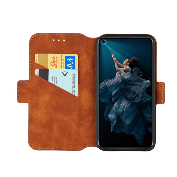 For Huawei Honor 20 Pro Retro Frosted Oil Side Horizontal Flip Case with Holder & Card Slots