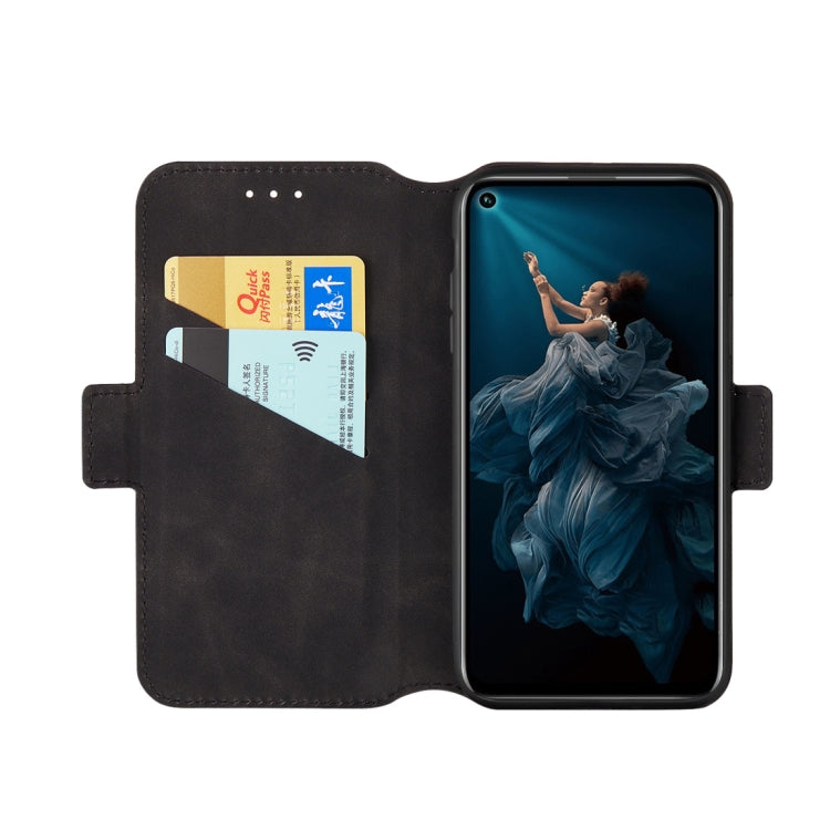 For Huawei Honor 20 Pro Retro Frosted Oil Side Horizontal Flip Case with Holder & Card Slots