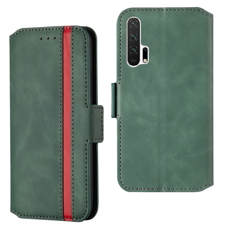 For Huawei Honor 20 Pro Retro Frosted Oil Side Horizontal Flip Case with Holder & Card Slots