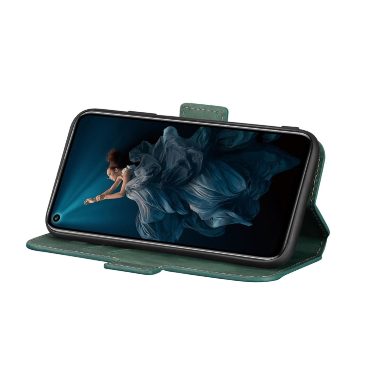 For Huawei Honor 20 Pro Retro Frosted Oil Side Horizontal Flip Case with Holder & Card Slots