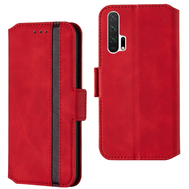 For Huawei Honor 20 Pro Retro Frosted Oil Side Horizontal Flip Case with Holder & Card Slots