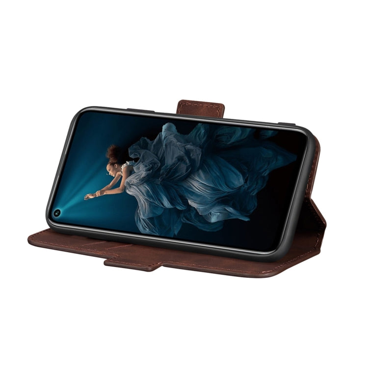 For Huawei Honor 20 Pro Retro Frosted Oil Side Horizontal Flip Case with Holder & Card Slots