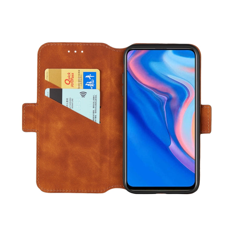 For Huawei P Smart Z Retro Frosted Oil Side Horizontal Flip Case with Holder & Card Slots